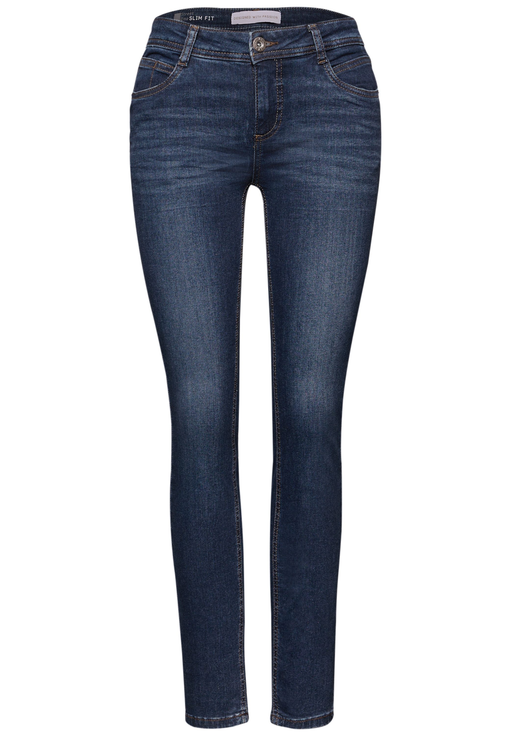 STREET ONE Slim-fit-Jeans 5-Pocket-Style