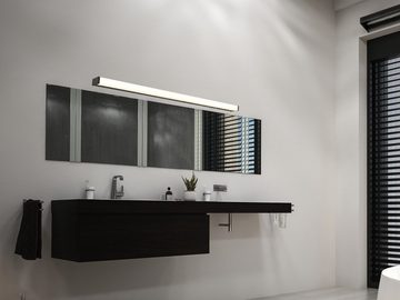meineWunschleuchte Spiegelleuchte, LED fest integriert, Warmweiß, 2er Set LED Große Wand-leuchten Badezimmerlampen Schminklicht, B 120cm