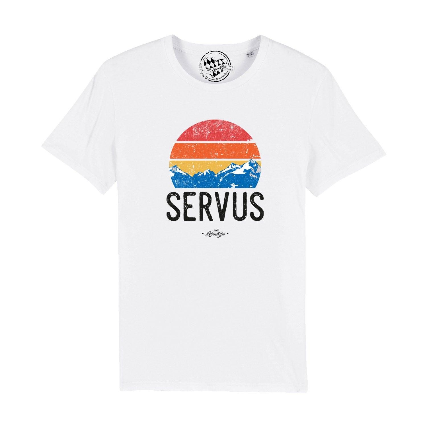 Bavariashop T-Shirt Herren T-Shirt "Servus" günstig online kaufen