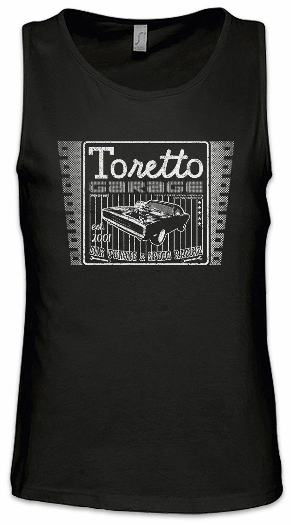 Tanktop Toretto Garage Ärmelloses T-Shirt The Muscle Fast Car And Dom Race
