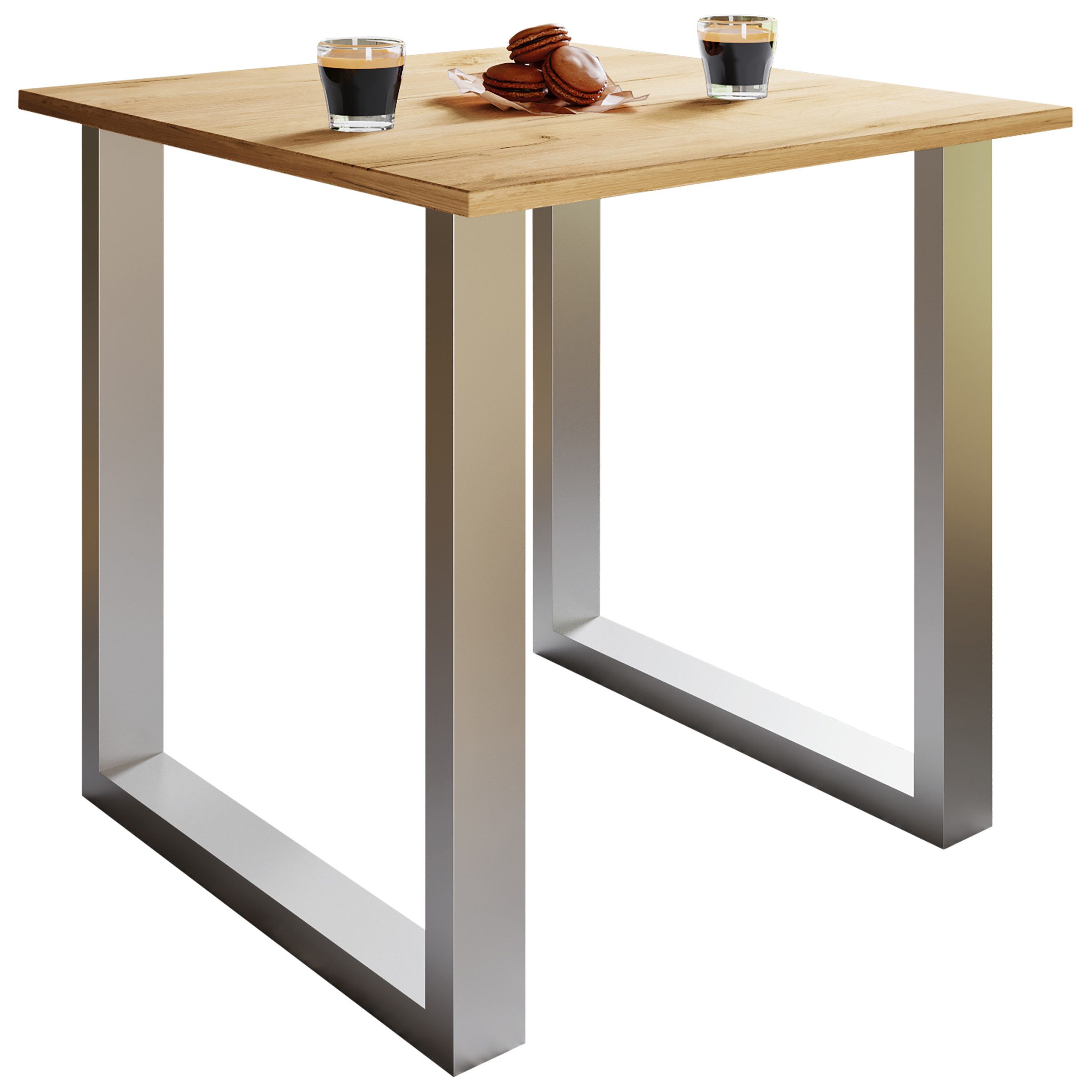VCM Esstisch Premium Holz Esstisch Küchentisch Xona U 80x50 (1-St)