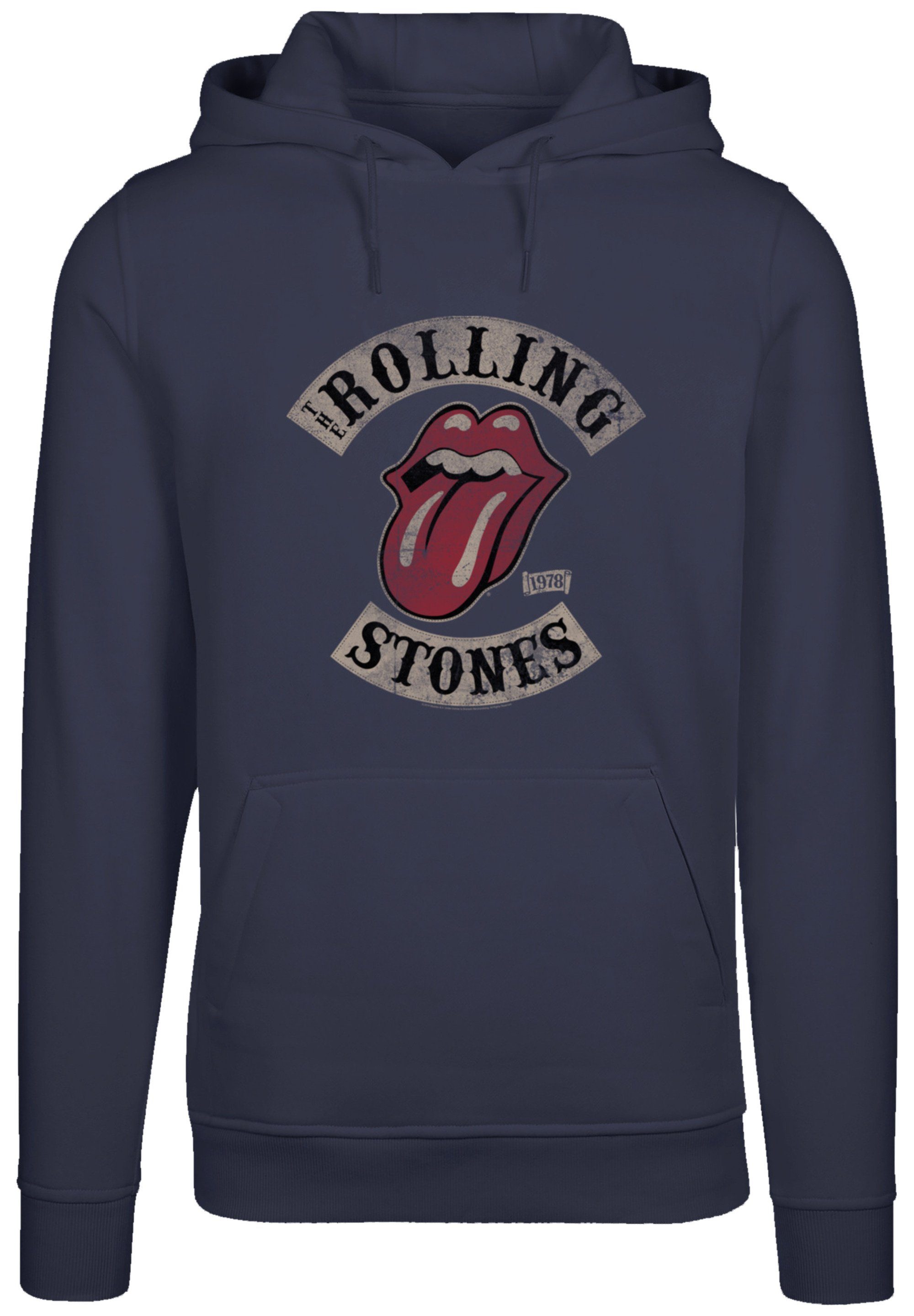 F4NT4STIC Kapuzenpullover The Rolling Stones Tour Rock Musik Band Hoodie, Warm, Bequem navy