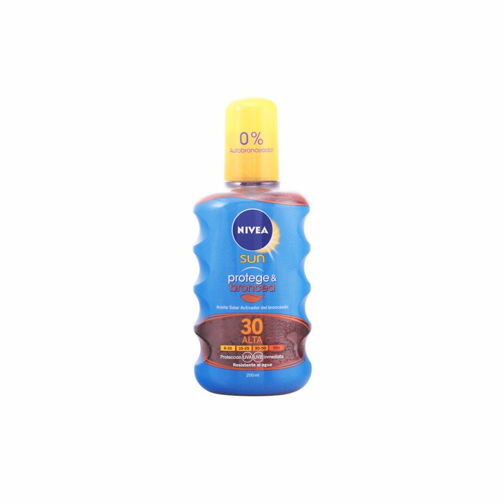 Nivea Sonnenschutzcreme Sun Schutz And Bräune Sonnenöl Spray Spf30 200ml