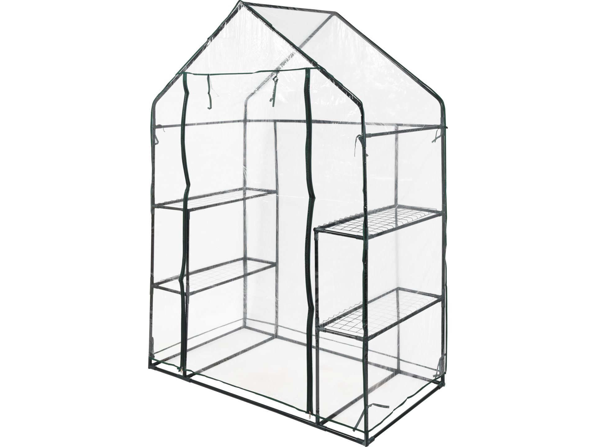 Gewächshaus Gewächshaus 143x73x195 cm, PVC/Stahl