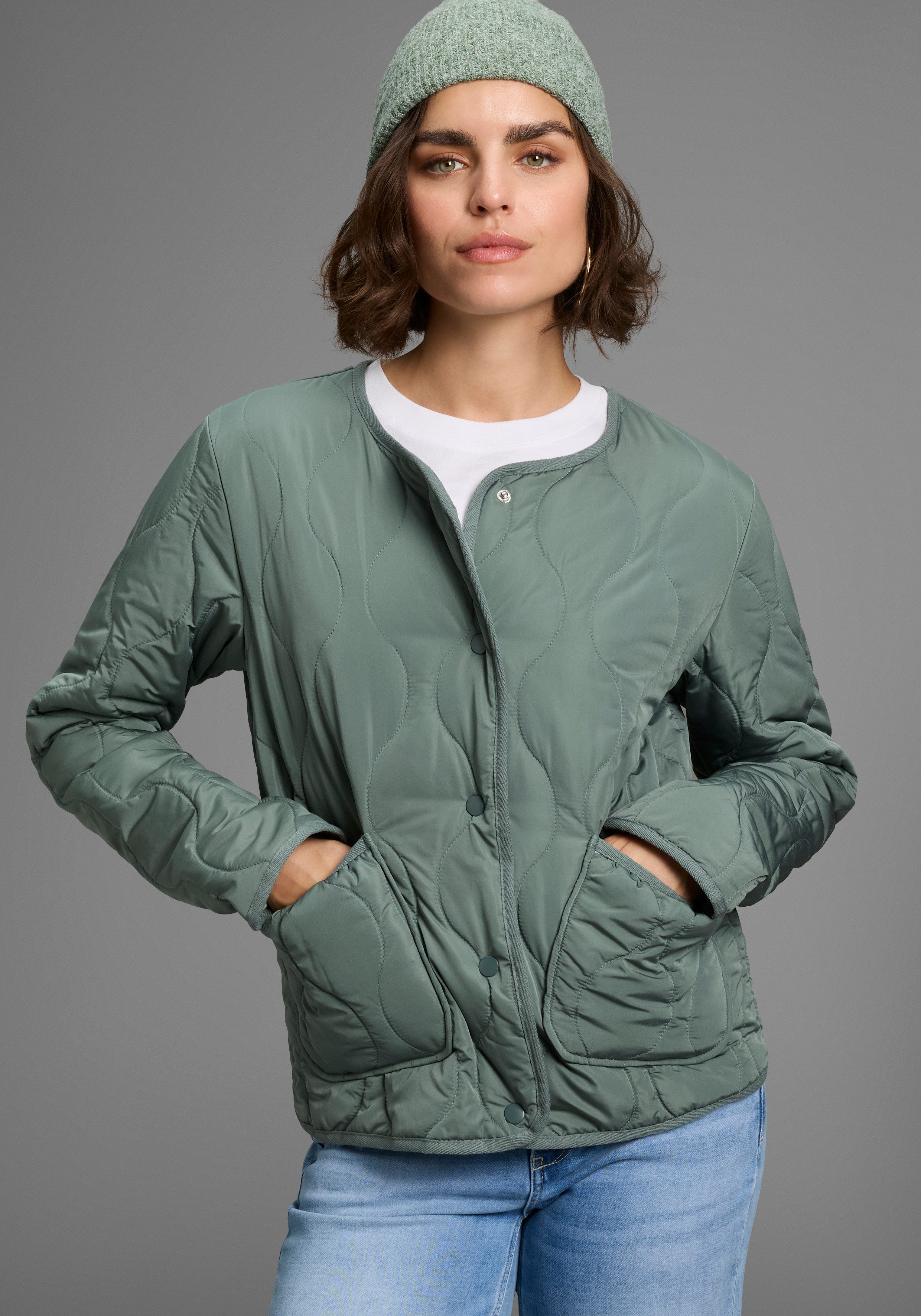 Laura Scott Steppjacke Leichte Übergangsjacke, mit günstig online kaufen