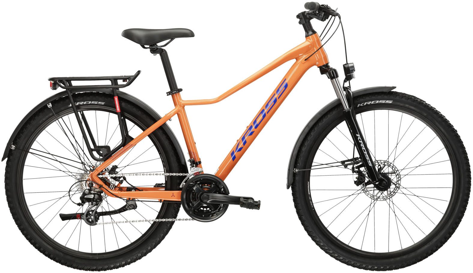 Kross Mountainbike KROSS MTB Hardtail Lea 2.0 27,5" orange, 21 Gang Shimano ALTUS M310 Schaltwerk, Kettenschaltung
