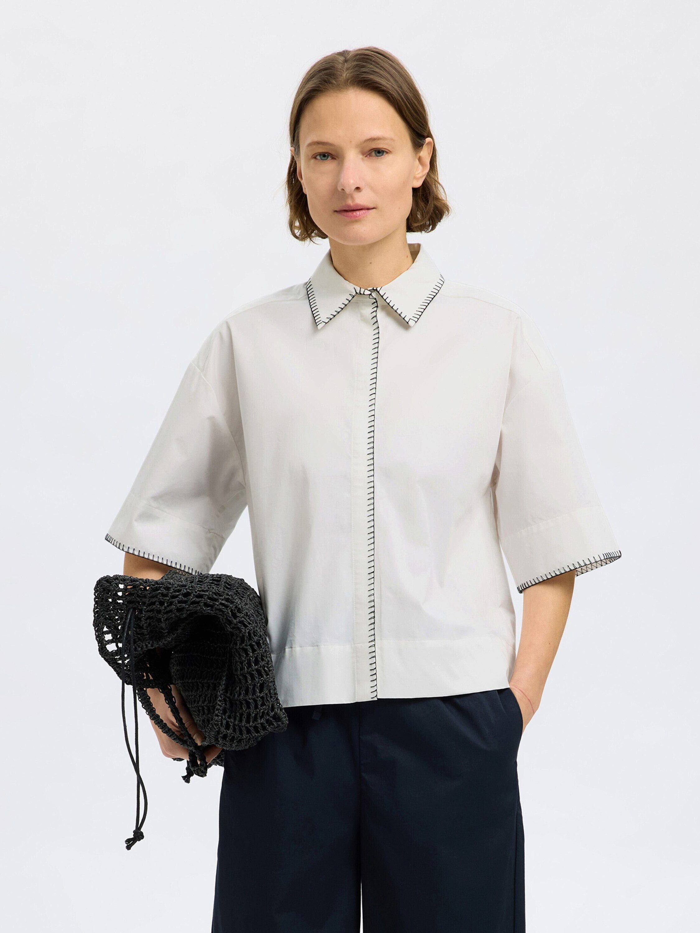 Selected Funktionsbluse SLFFIA (1-tlg) Falten