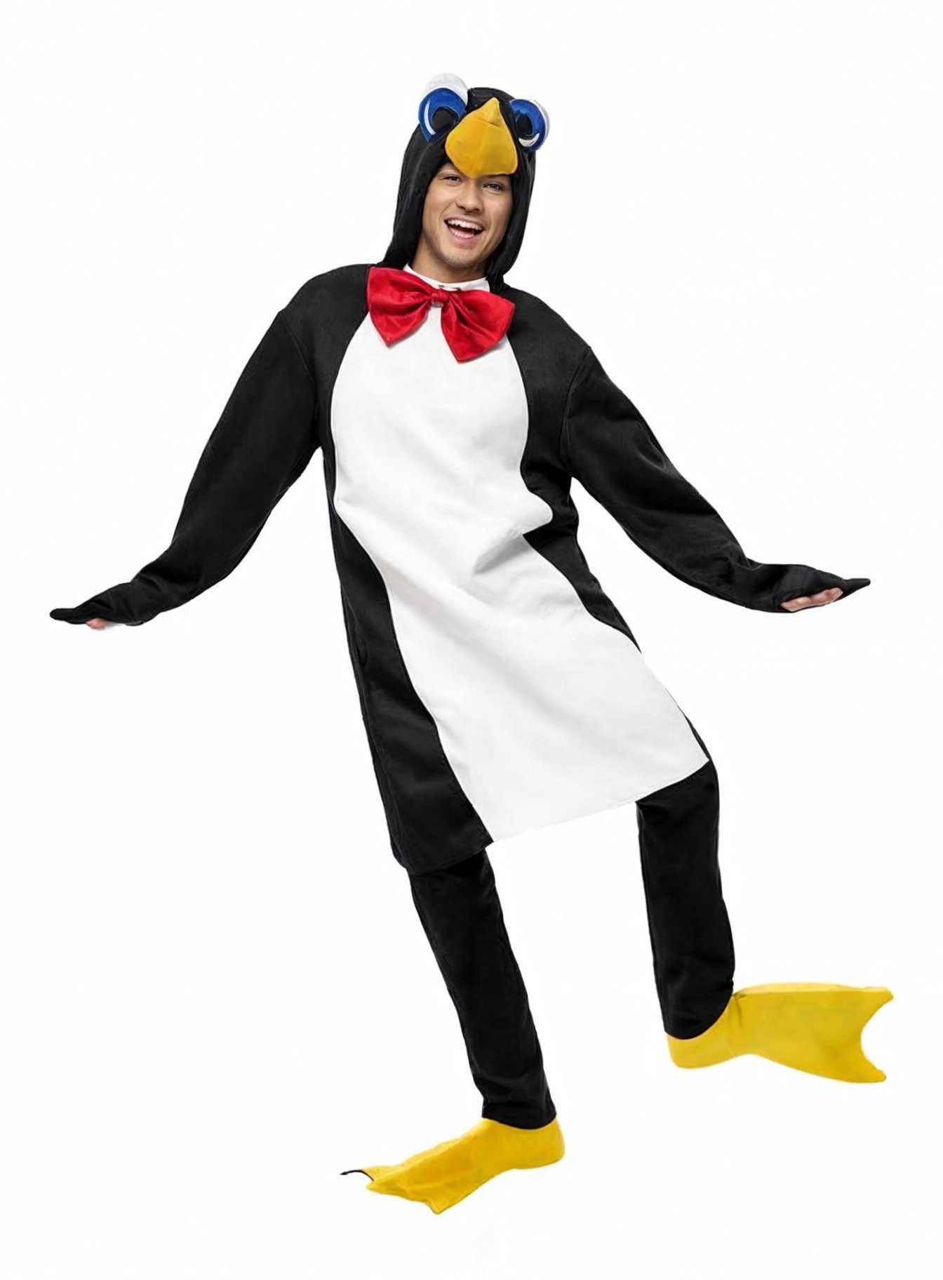 Rast Imposta Kostüm Putziger Pinguin - Kostüm für Fasching & Karneval, Charmantes Tierkostüm mit Winter-Flair