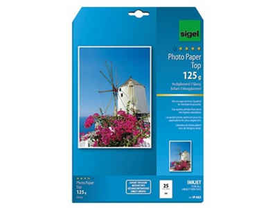 Sigel Fotopapier SIGEL Fotopapier IP663 DIN A4 125g hochweiß 25 Bl./Pack. Das Fotopapi