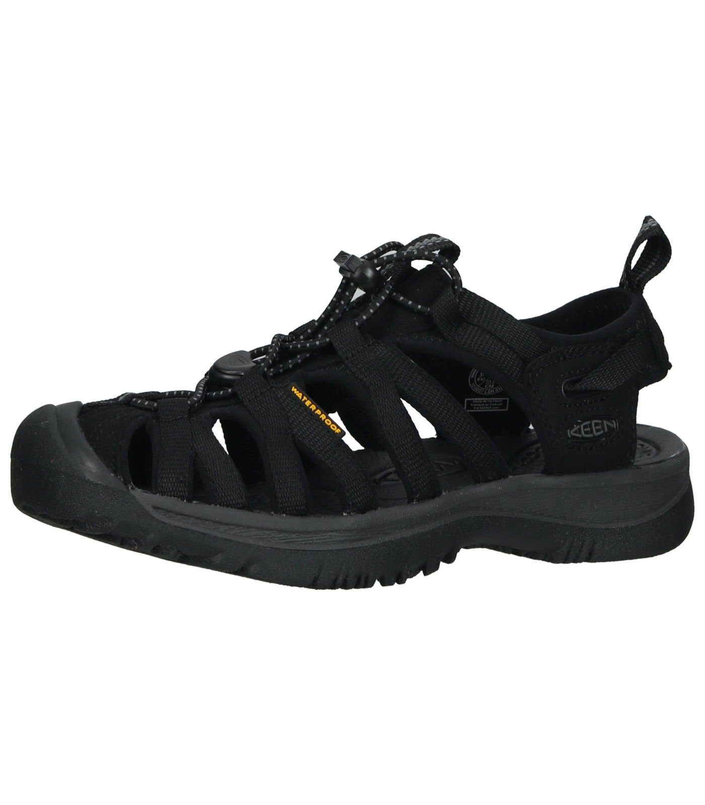 Keen Wanderschuhe Lederimitat/Textil Trekkingsandale black/magnet