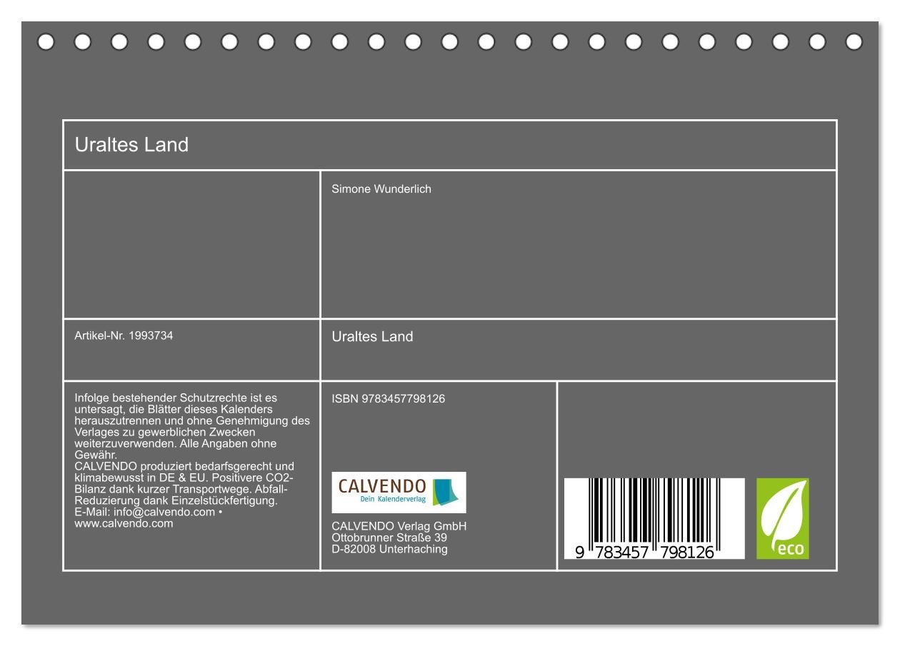 Thumbnail - CALVENDO Wandkalender Uraltes Land (Tischkalender 2026 DIN A5 quer), CALVENDO Monatskalender