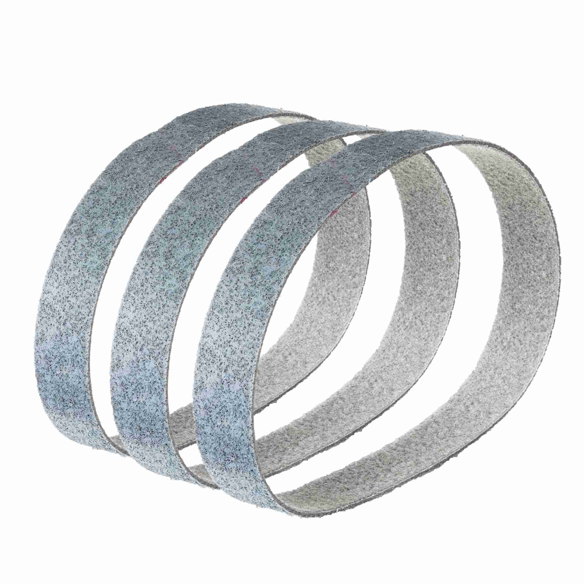 Score Schleifwerkzeuge Schleifpapier 3er Pack Vliesbänder / Vlies-Schleifbänder, 50 x 1020 mm, (Vlies, 3 St)