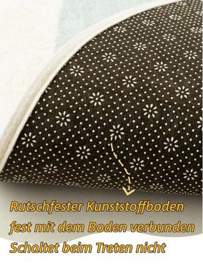 Designteppich Teppich wohnzimmer Runde Meditationsmatte, Farbverlaufsteppich, FIDDY, Der Stoff ist weich und dicht gestapelt, Höhe: 9 mm, Plüsch-Fußmatten für Schlafzimmer und Ankleidezimmer