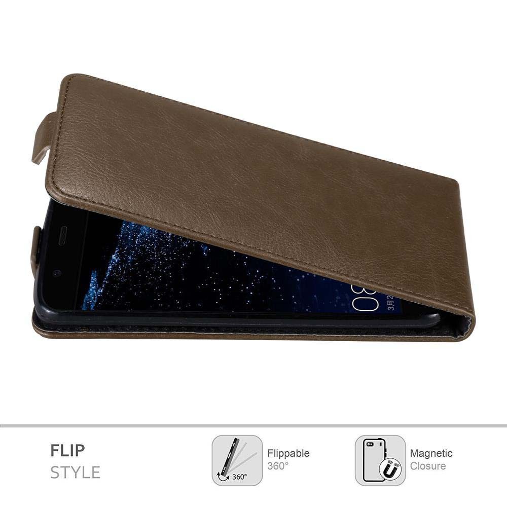 Cadorabo Handyhülle für Huawei P10 Hülle Huawei P10, Handy Schutzhülle, Klappbare Hülle, Kunstleder mit Magnetverschluss
