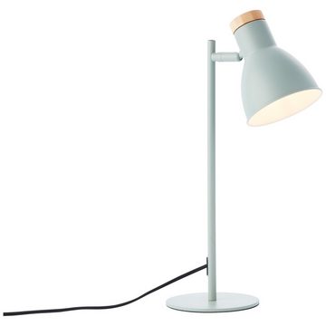 Lightbox Tischleuchte, ohne Leuchtmittel, Tischlampe, 44 cm Höhe, Kopf schwenkbar, E14, 25 W, Metall/Holz