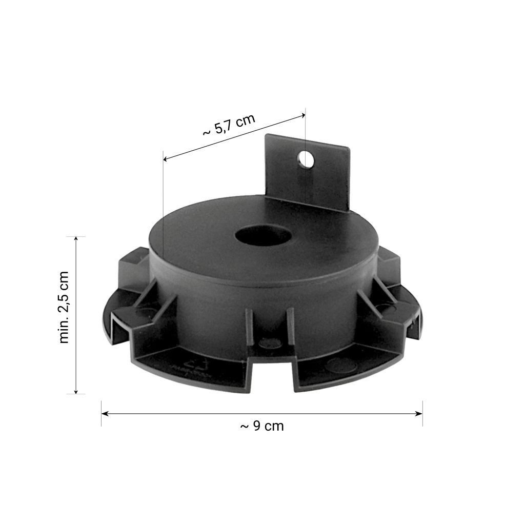 Eurotec Terrassendielen Stelzlager Eco S 2,5 - 4,0 cm, 50er-Pack
