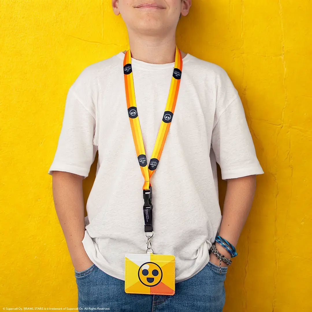 Cinereplicas Schlüsselanhänger Brawl Stars Starr Drop Lanyard mit Kartenhalter