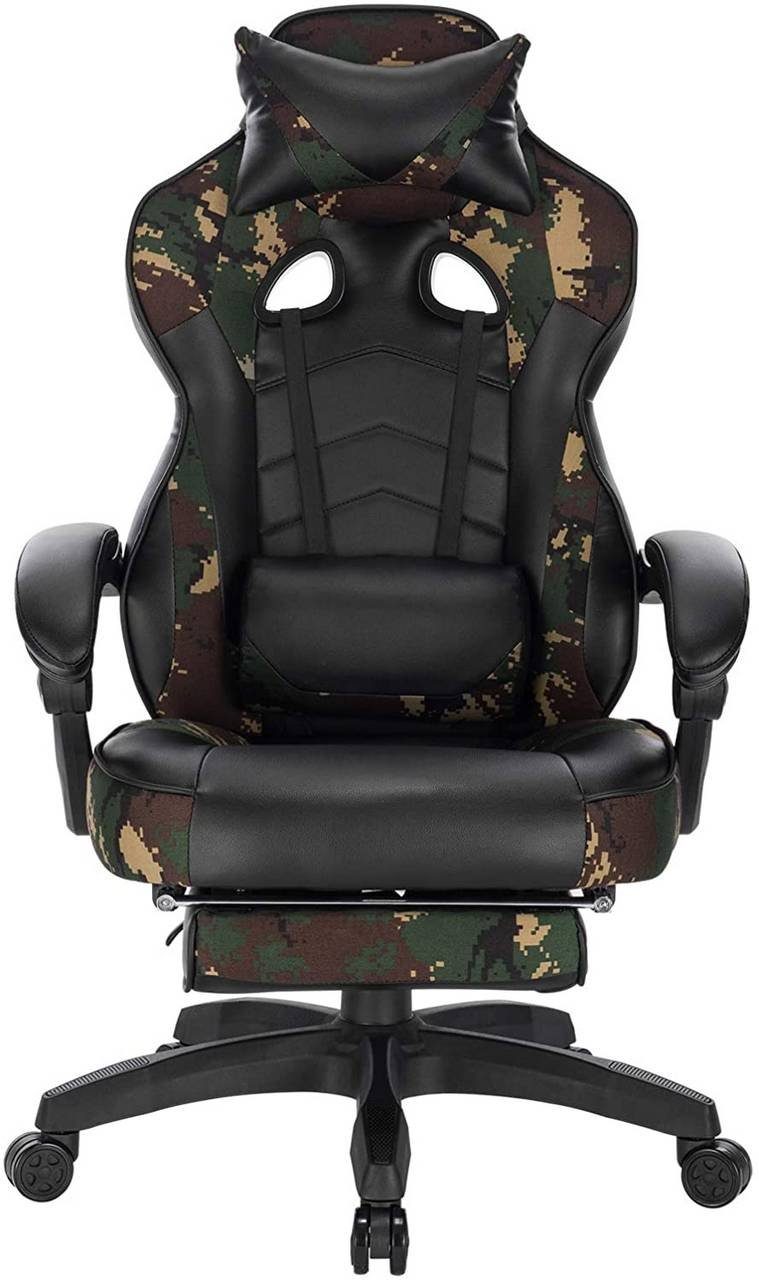 Woltu Gaming-Stuhl (1 St), 145 Grad Neigungswinkel, höhenverstellbar