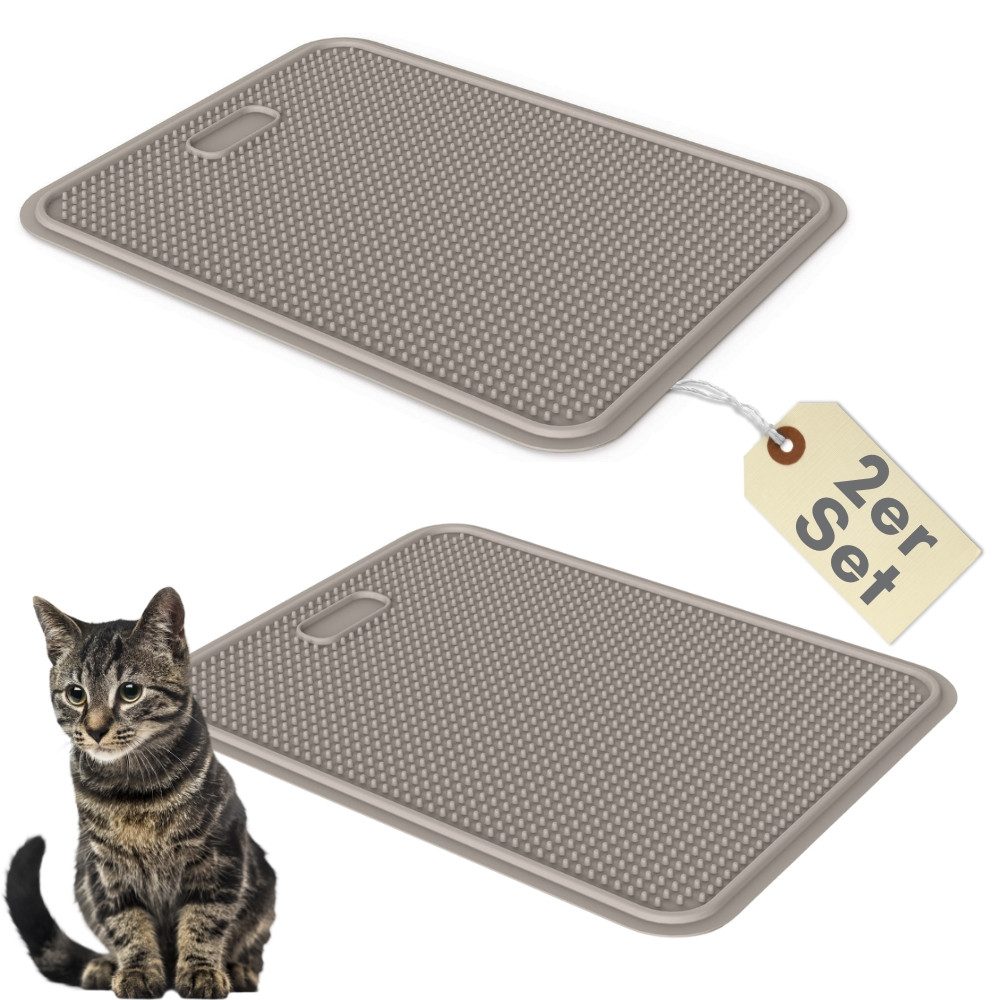 GarPet Katzentoilette 2er Set Katzenklo Matte Katzenstreu Katzentoilette Vo günstig online kaufen