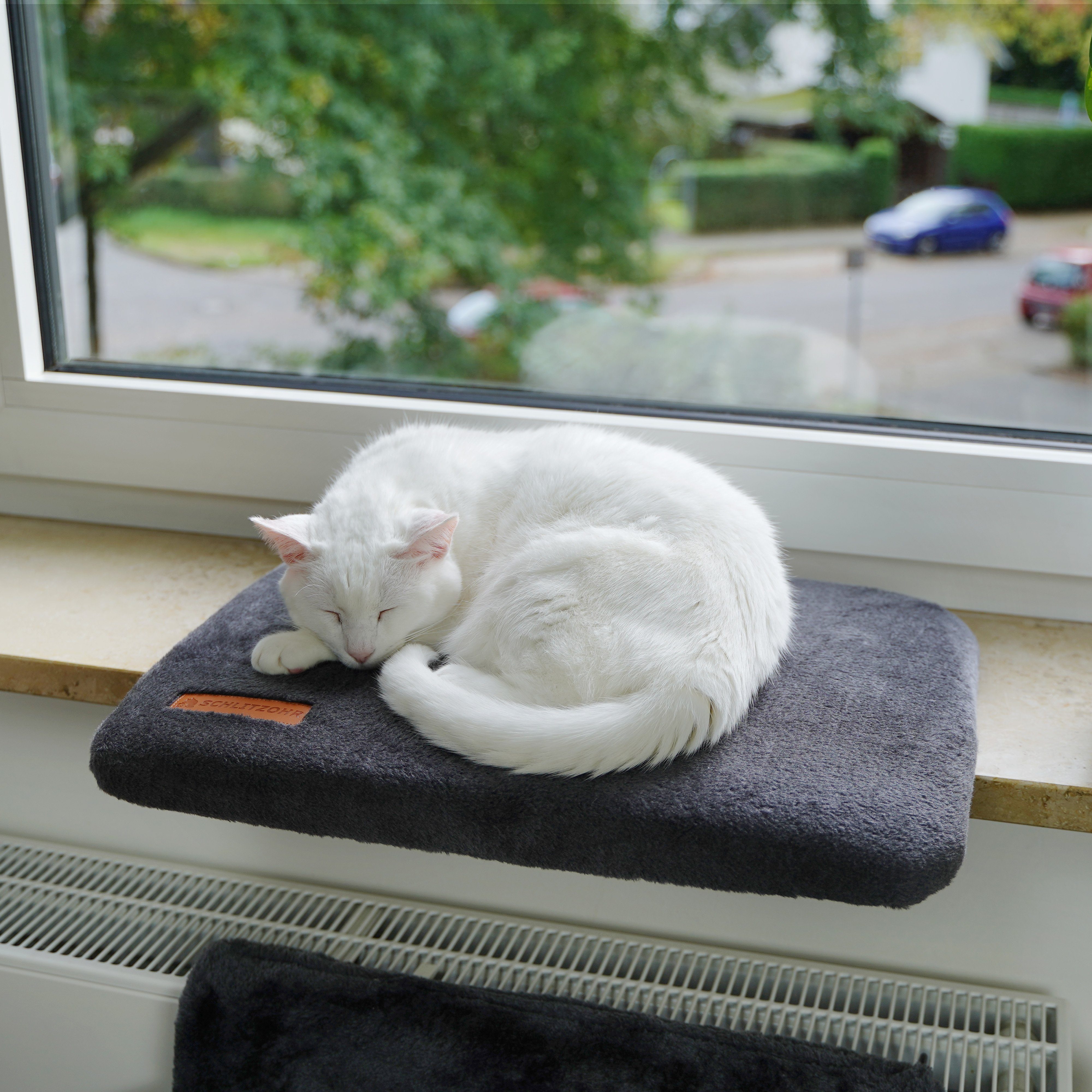 SCHLITZOHR Katzenliege Fensterbankliege Teddy, Polyester, Fensterbankliege, günstig online kaufen