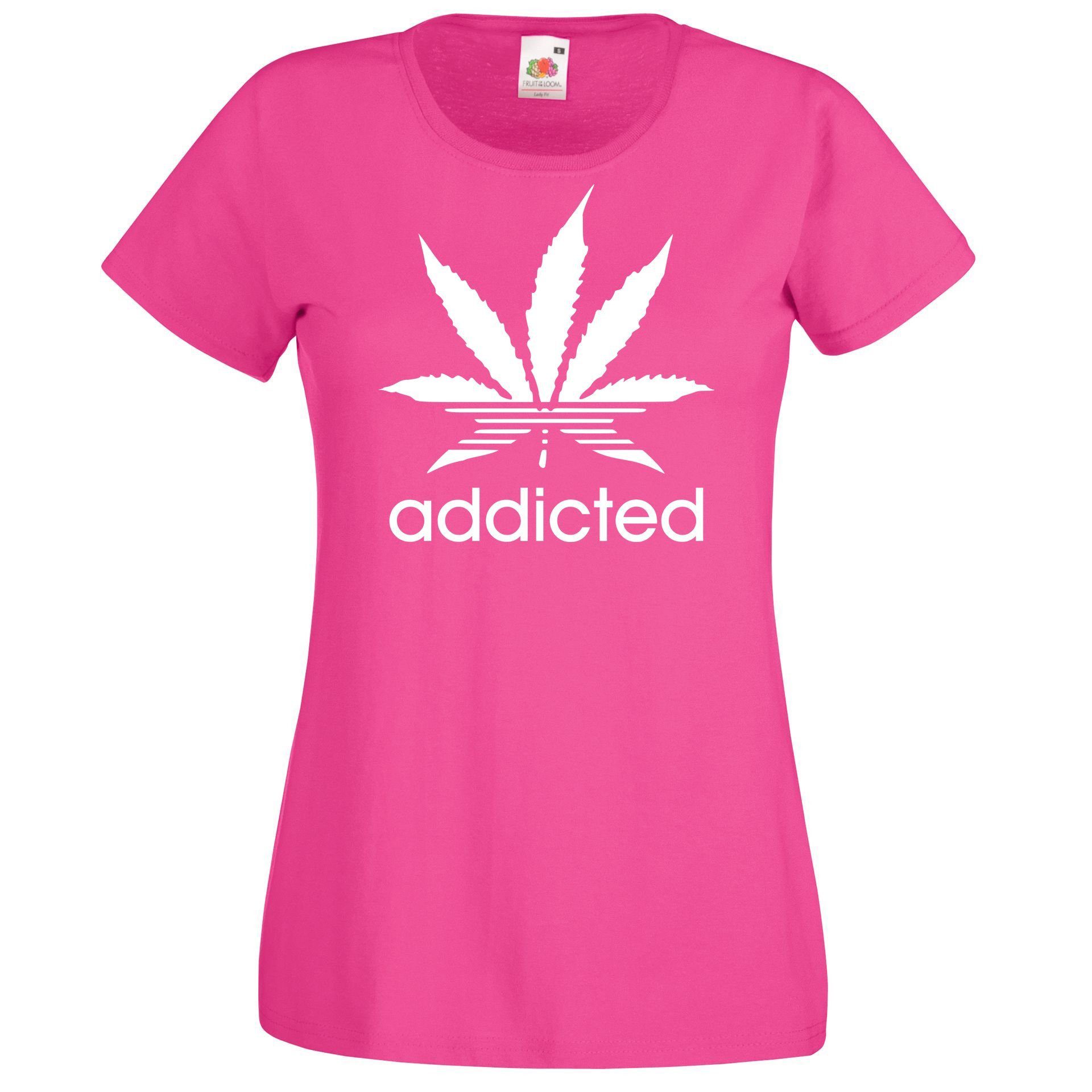 Print-Shirt Addicted Damen T-Shirt