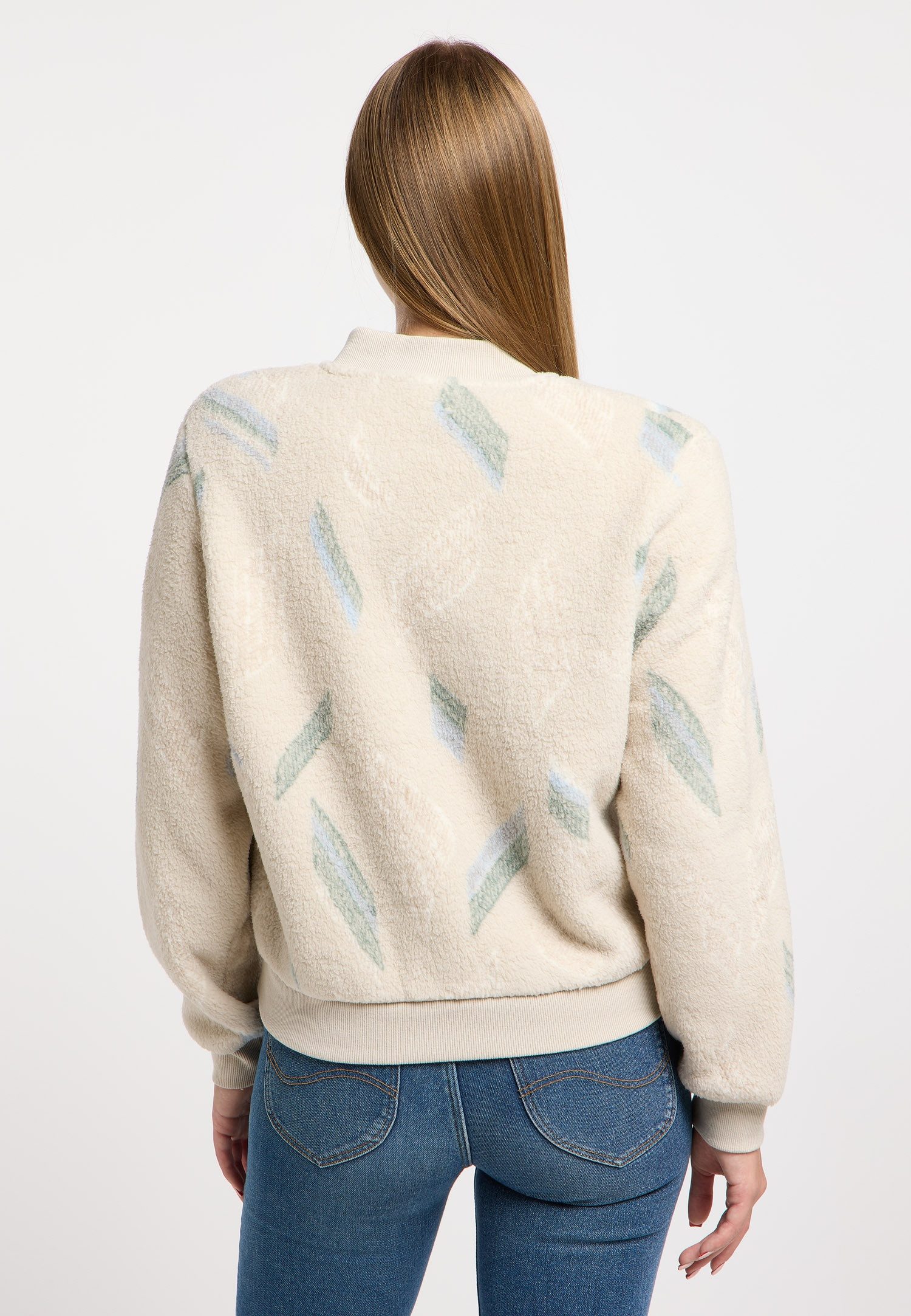 Ragwear Fleecejacke CAIRRO PRINT mit Reißverschluss, aus Kunstfaser und Fleece, Basic Passform