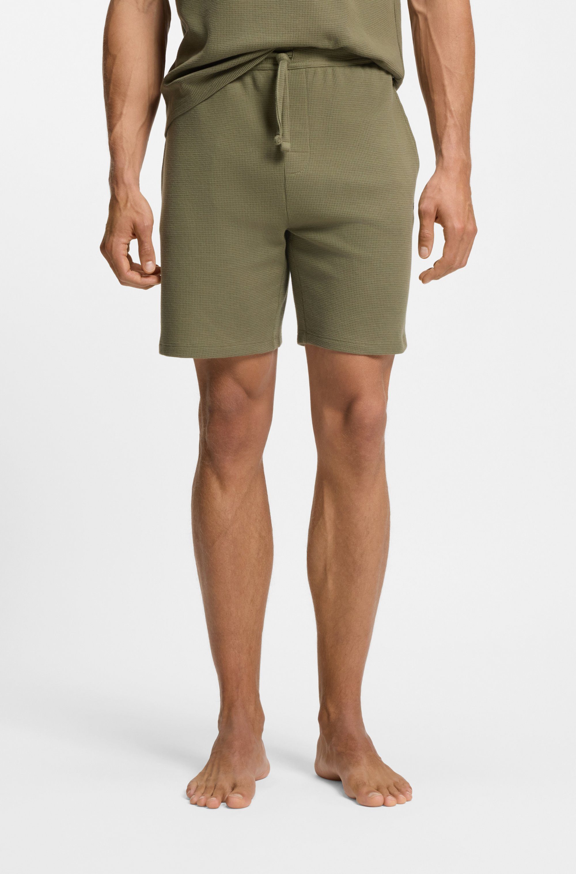 BOSS Pyjamashorts Waffle Shorts günstig online kaufen