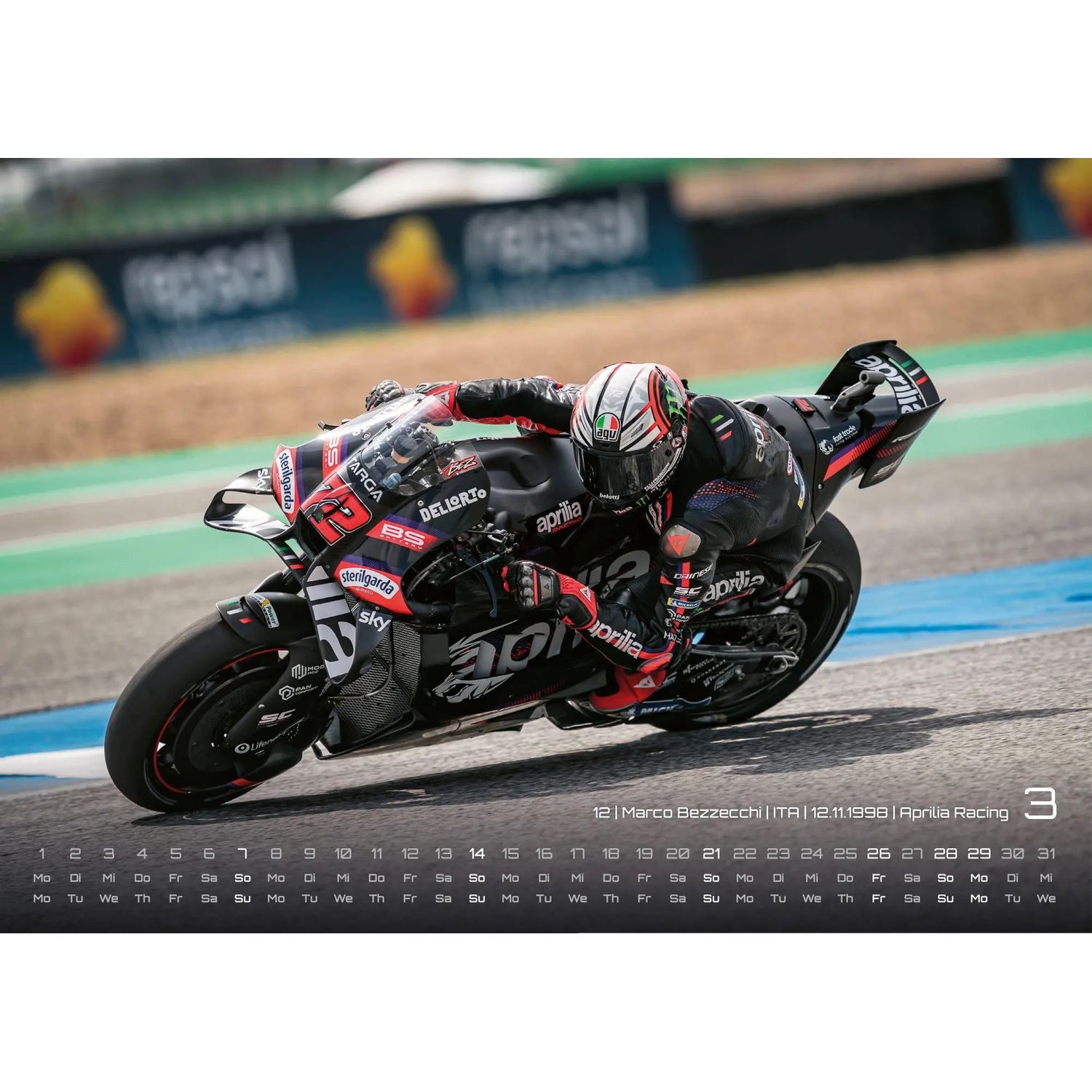 Wandkalender Motorrad Grand Prix 2027 - Kalender, MotoGP DIN A3 – Bild 5 von 5
