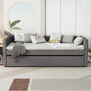 MODFU Daybett Schlafsofa Tagesbett, mit klappbaren und hochklappbaren Metallbeinen, 90*200 cm