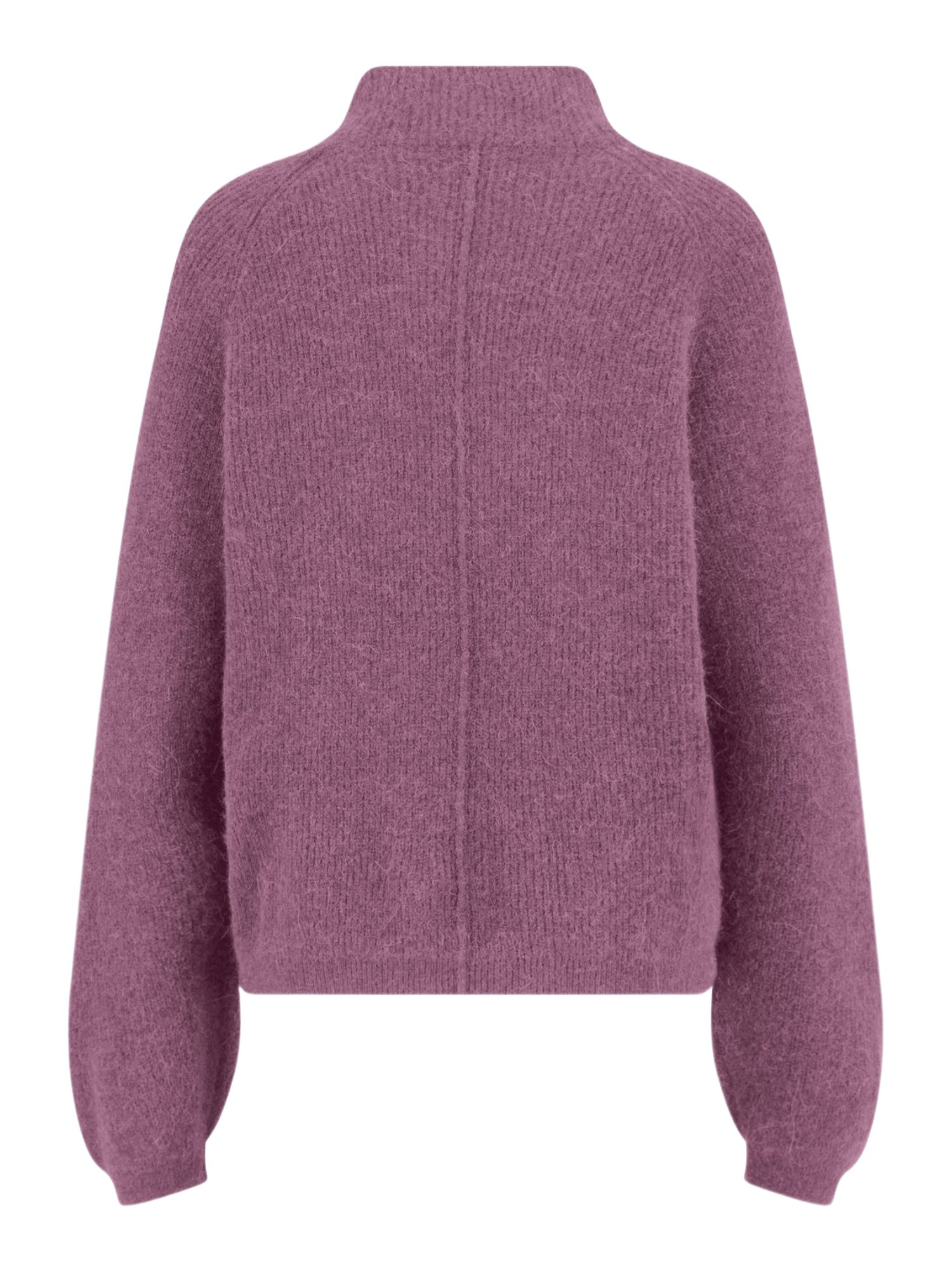 FYNCH-HATTON Strickpullover lila,Casual,Polyamid,Strukturiert,Rollkragen,Lang,Casual Fit