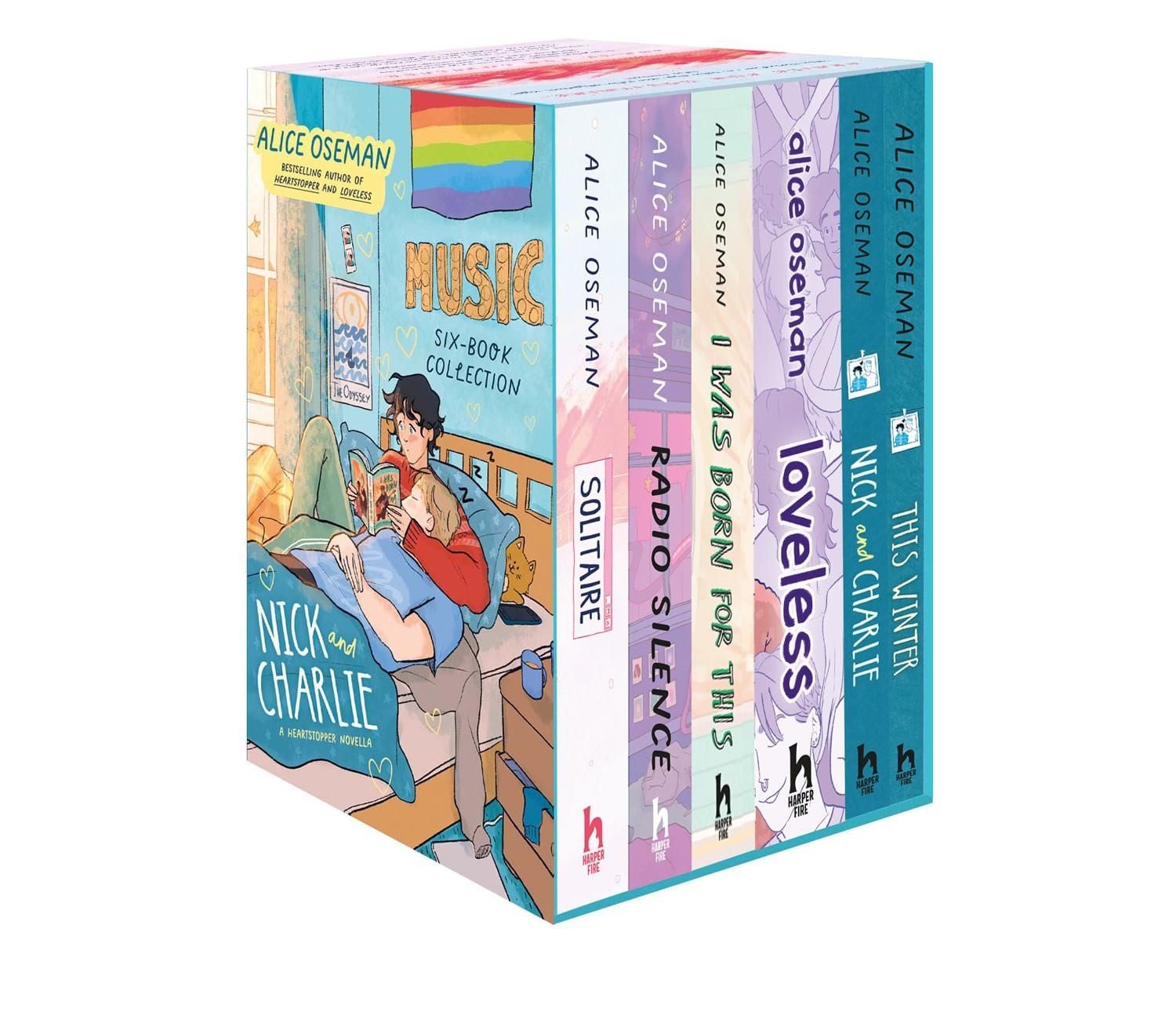 Alice Oseman Six-Book Collection Boxset / Alice Oseman, Was Born For This, Loveless, Nick and Charlie, This Winter