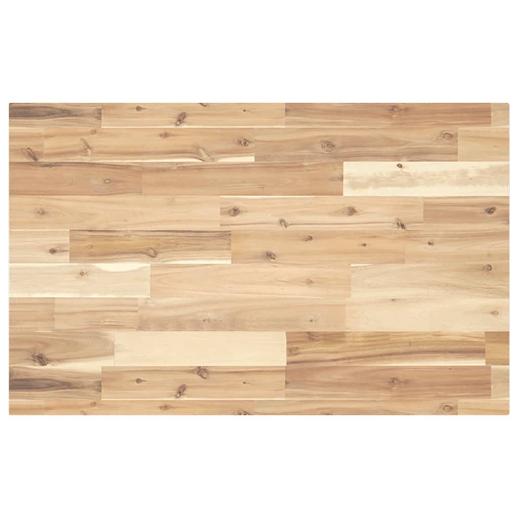vidaXL Badezimmerspiegelschrank Waschtischplatte Unbehandelt 120x50x4 cm Massivholz (1-St)