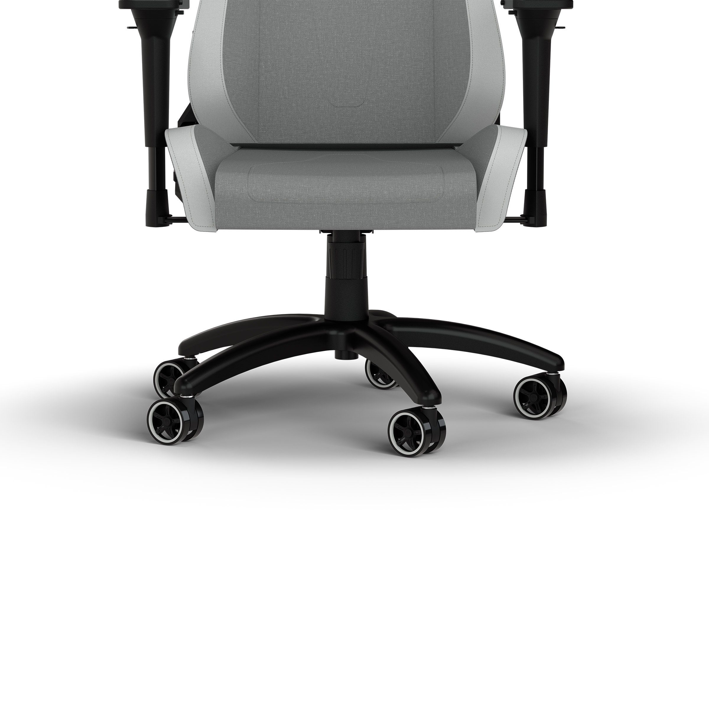 Corsair Gaming-Stuhl TC200 Fabric Grey/White - Gaming Light Fit, Chair Standard