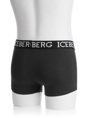 ICEBERG Boxershorts Iceberg Underwear Zweierpack schwarz