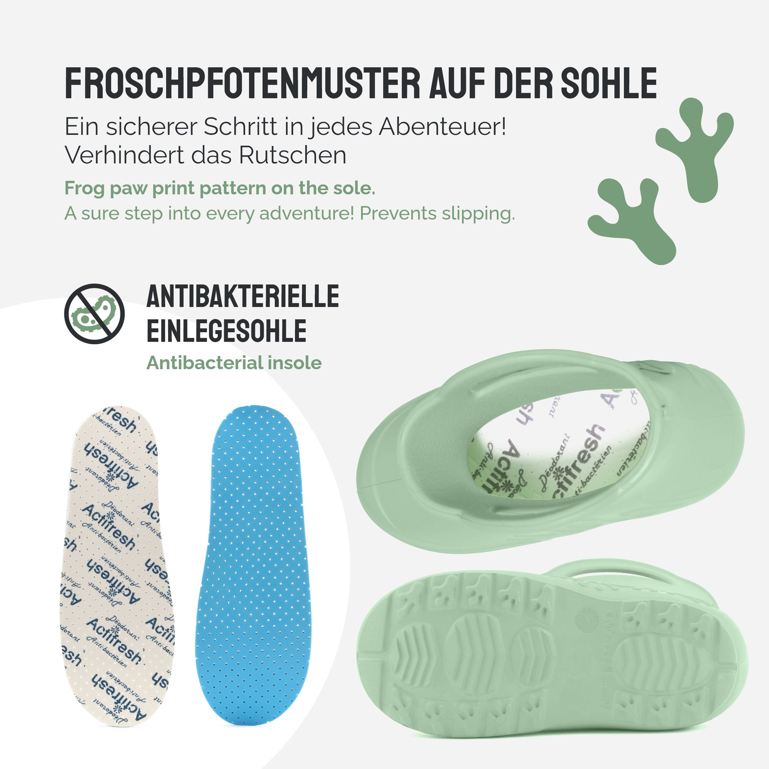 Ladeheid EVA Regenschuhe für Frauen LA-CA-09 Gummistiefel