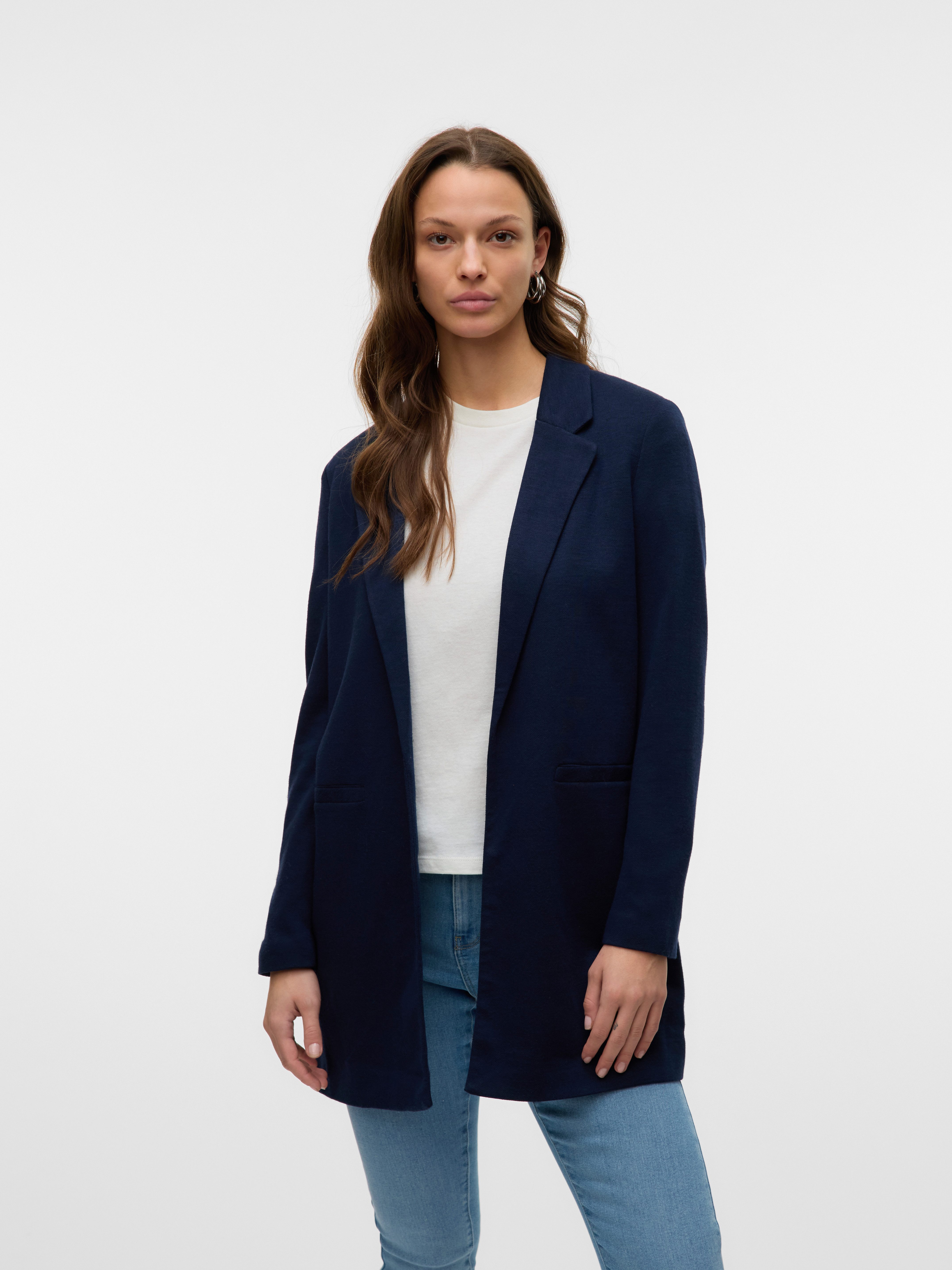 Vero Moda Jerseyblazer VMVERINA LS LONG BLAZER günstig online kaufen