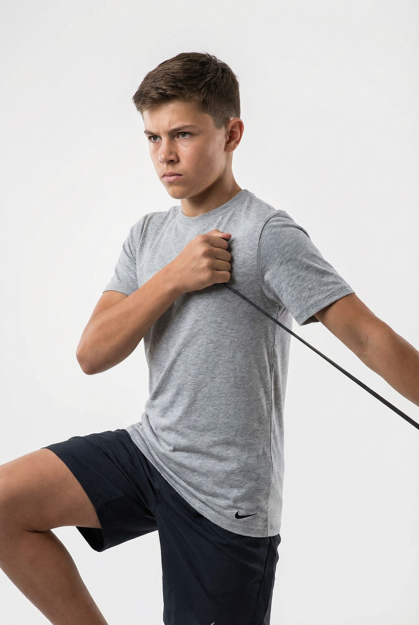 Nike Sportswear T-Shirt NHB BOYS 2PK CREW UNDERSHIRT (2-tlg) 2er-Pack, aus Baumwollmischung, mit Rundhalsausschnitt, Kurzarm