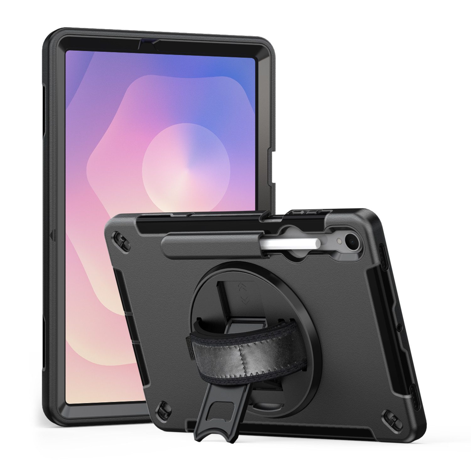 honju Tablet-Hülle Rugged Kickstand Case - Samsung Galaxy Tab S11 Hülle, [Drehbare Handschlaufe, Fallschutz nach US-Militärstandard]