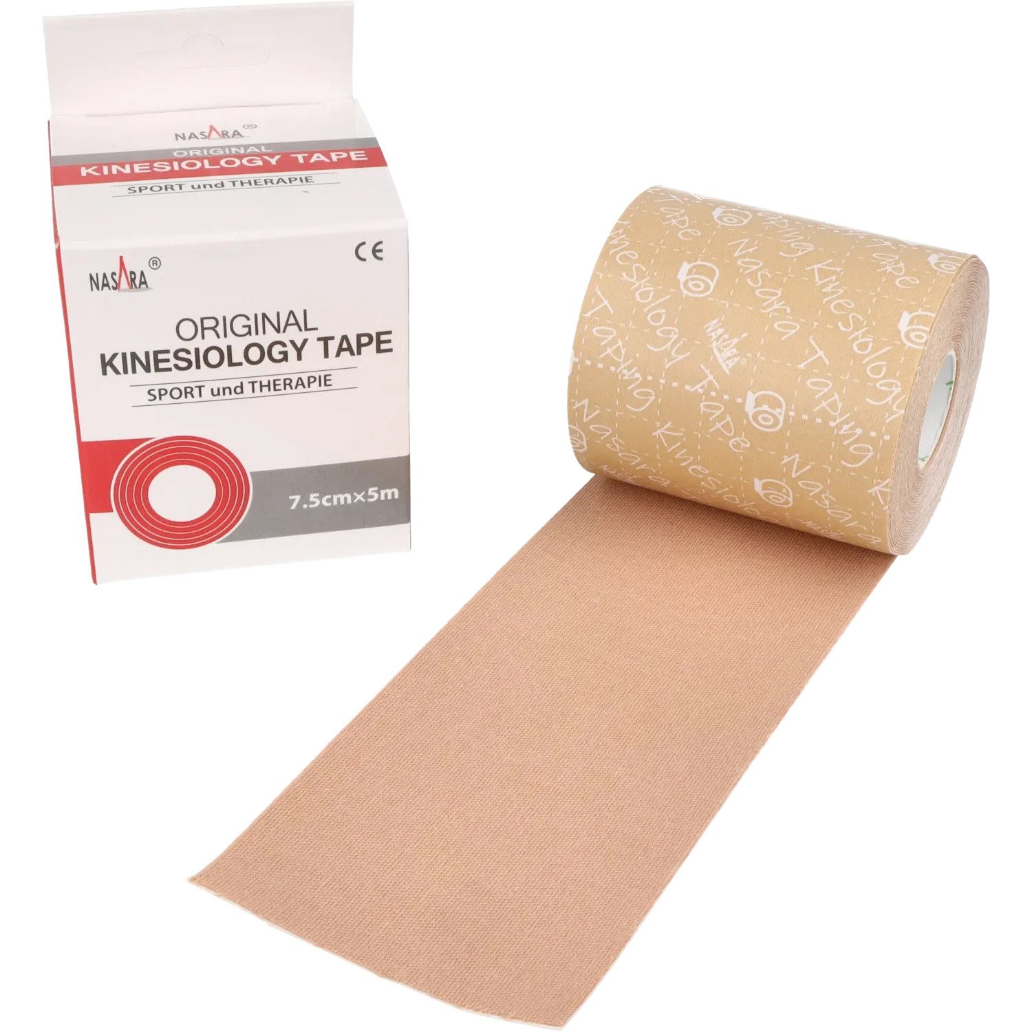 NASARA Kinesiologie-Tape NASARA Kinesio Tape, 7,5cm x 5m
