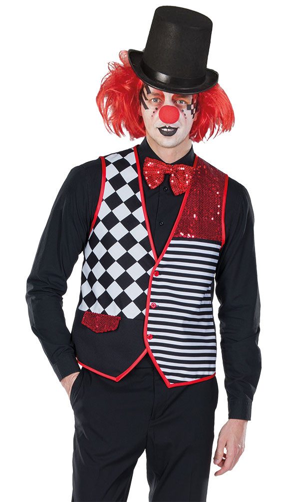 Kostüm Herren Pierrot Harlekin Narren Karnevalskostüm