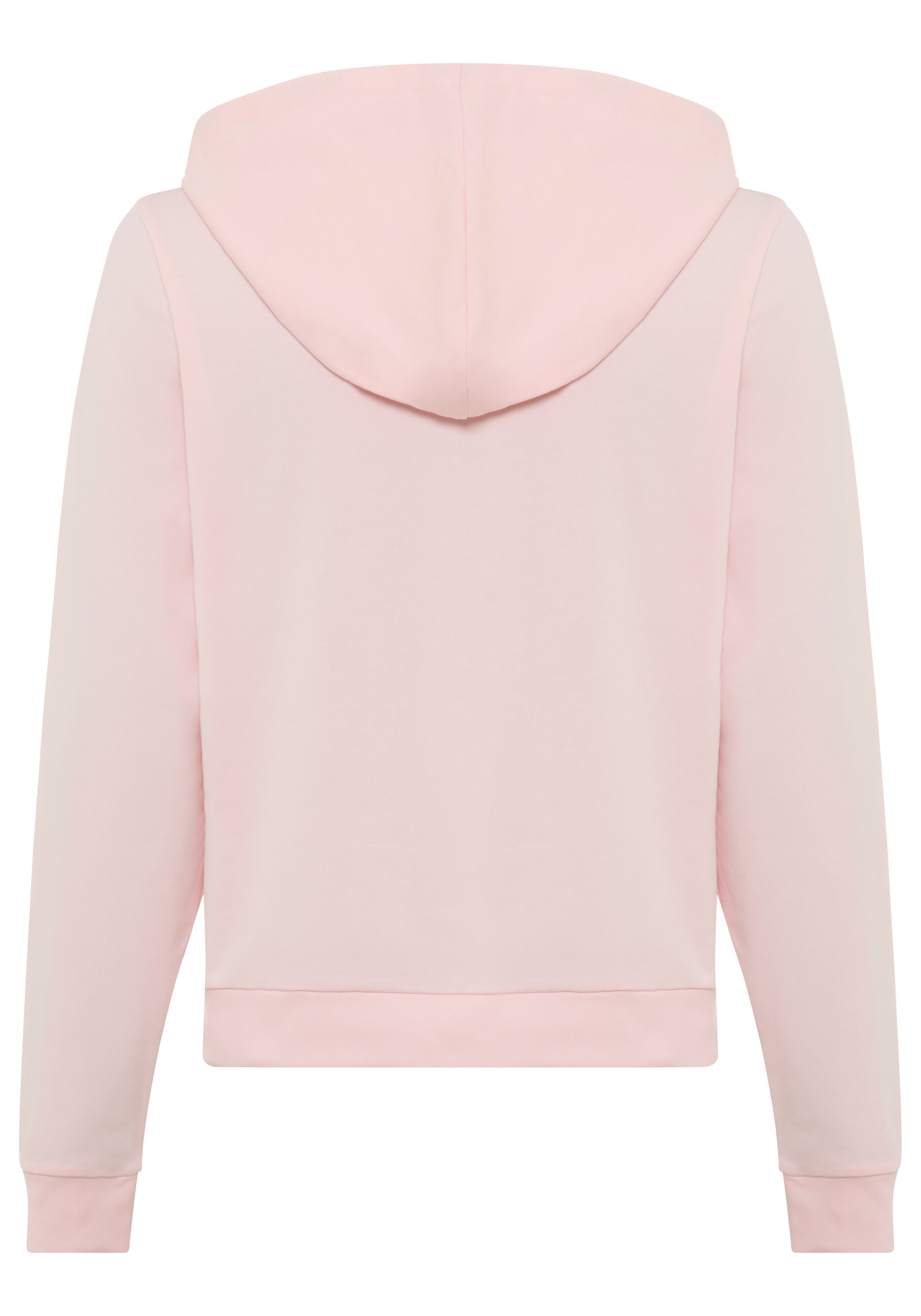 HUGO Sweatjacke Kapuze, Reißverschluss, gerade geschnitten