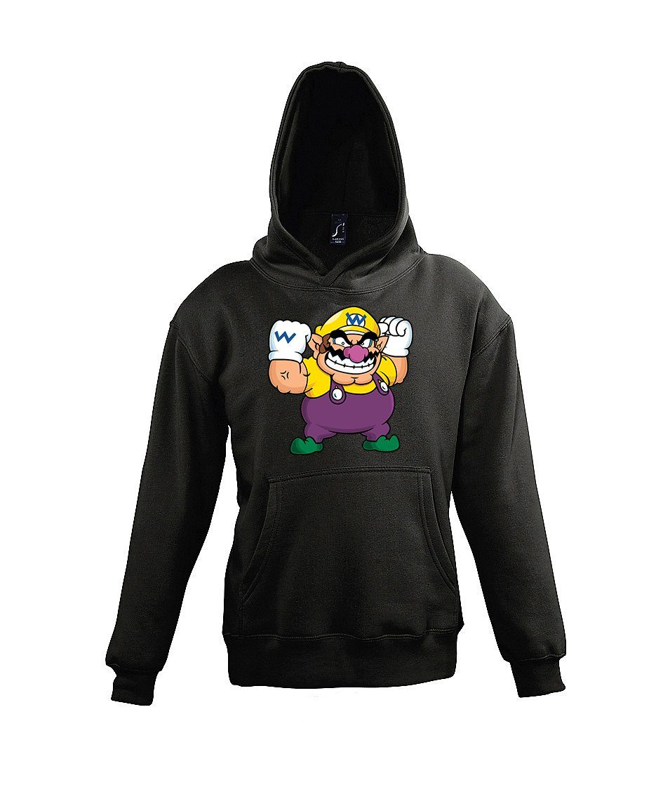 Kapuzenpullover Wario Kinder Hoodie für Jungen und Mädchen
