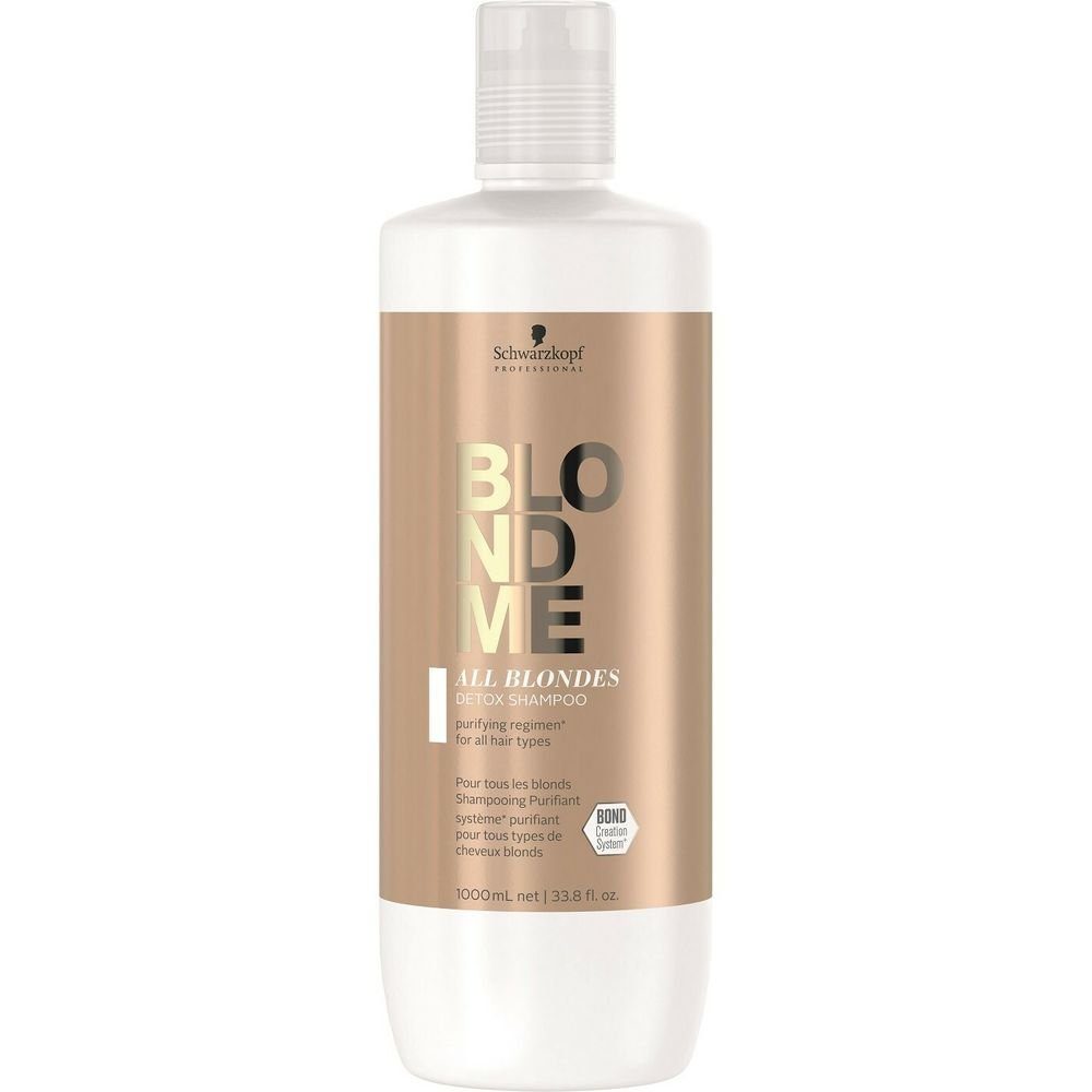 Schwarzkopf Professional Haarshampoo Blondme All Blondes Detox Shampoo 1000 ml