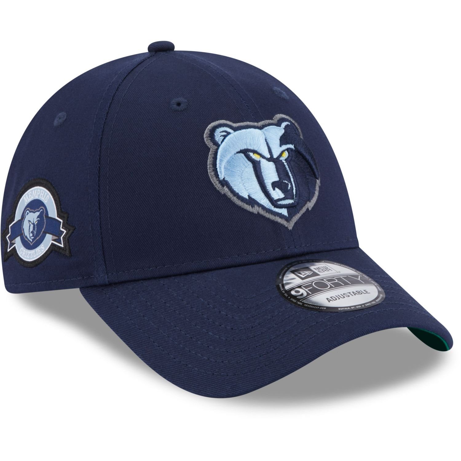 New Era Baseball Cap 9Forty Strapback SIDE PATCH Memphis Grizzlies