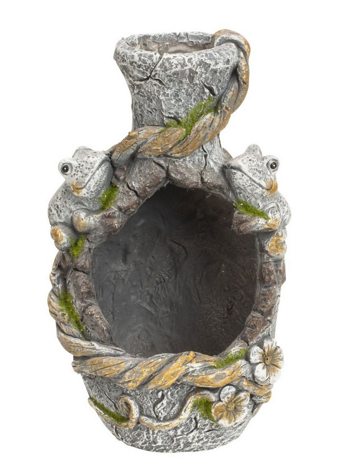 Thumbnail - MF Pflanzkübel Pflanztopf Froschzauber Vase Grau Magnesia 37cm (1 St)