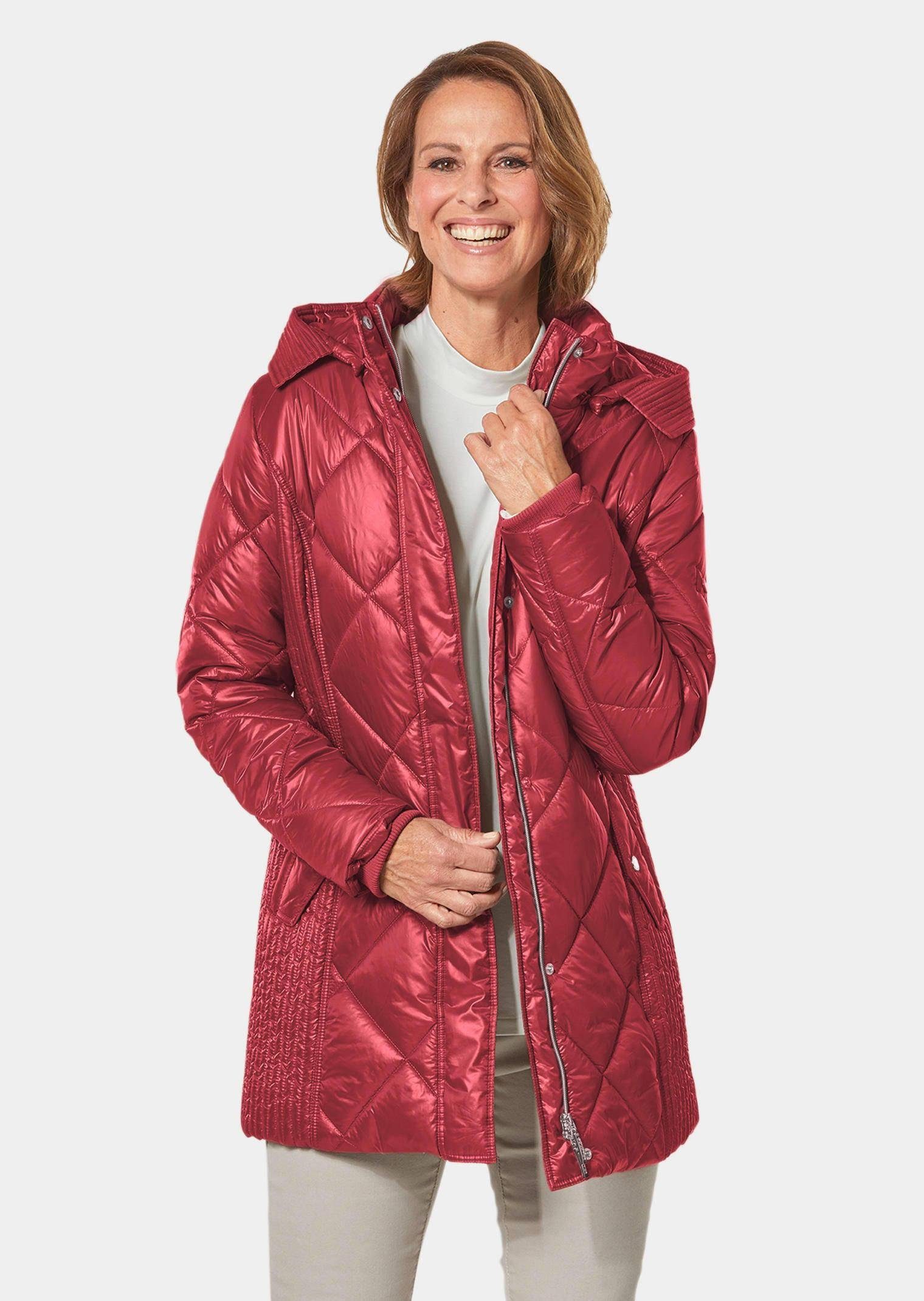 GOLDNER Steppjacke Longsteppjacke mit hübschem Innenfutter