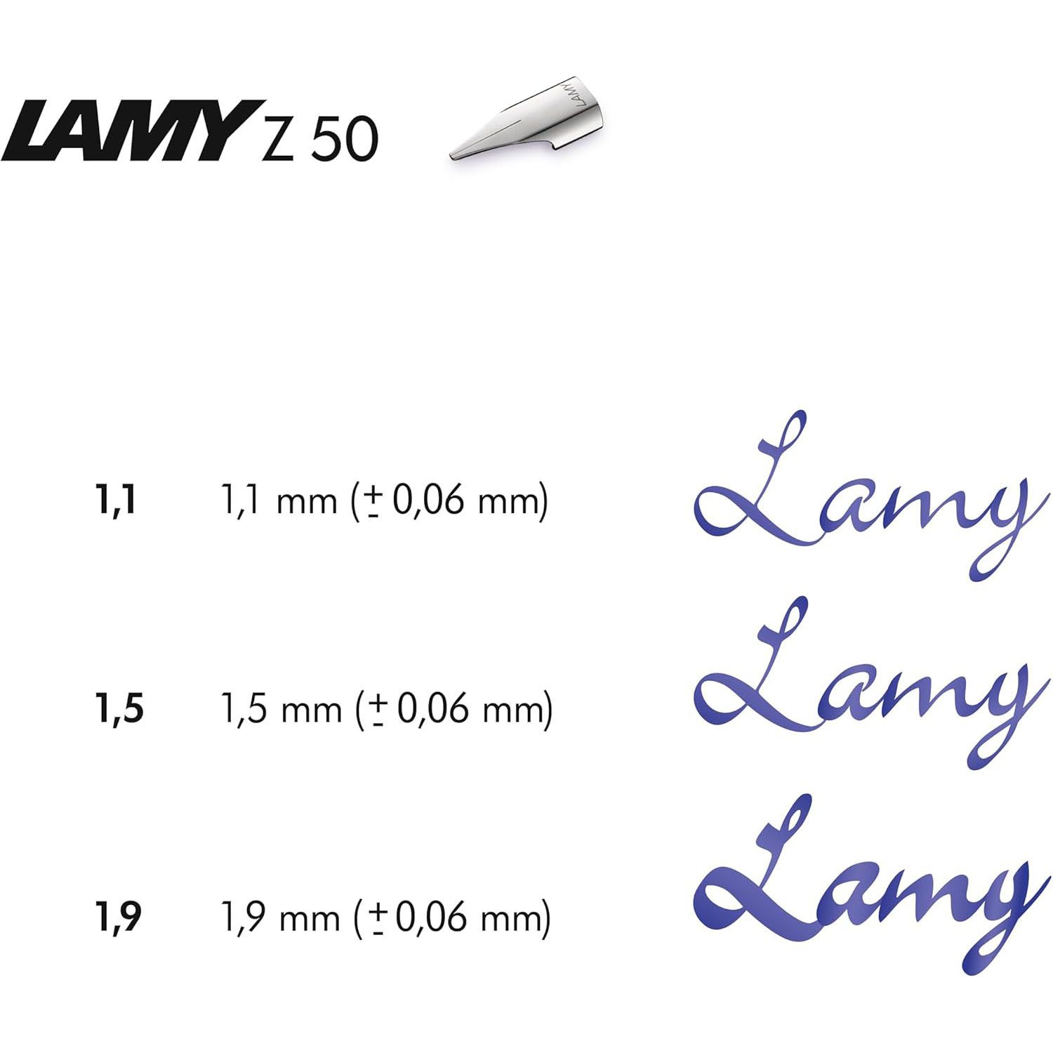LAMY Füllhalter LAMY Feder Z50 silber joy Stärke 1,5mm