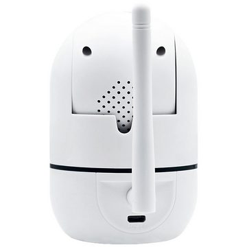 Retoo Babyphone Überwachungskamera Innen schwenkbar 355° Kamera Nachtsicht 1080p, set, Überwachungskamera, Deckenhalterung, 5V-Netzteil, Satz Montagezubehö, Hochwertige Überwachung, Infrarot-LED, Horizontale Bewegung
