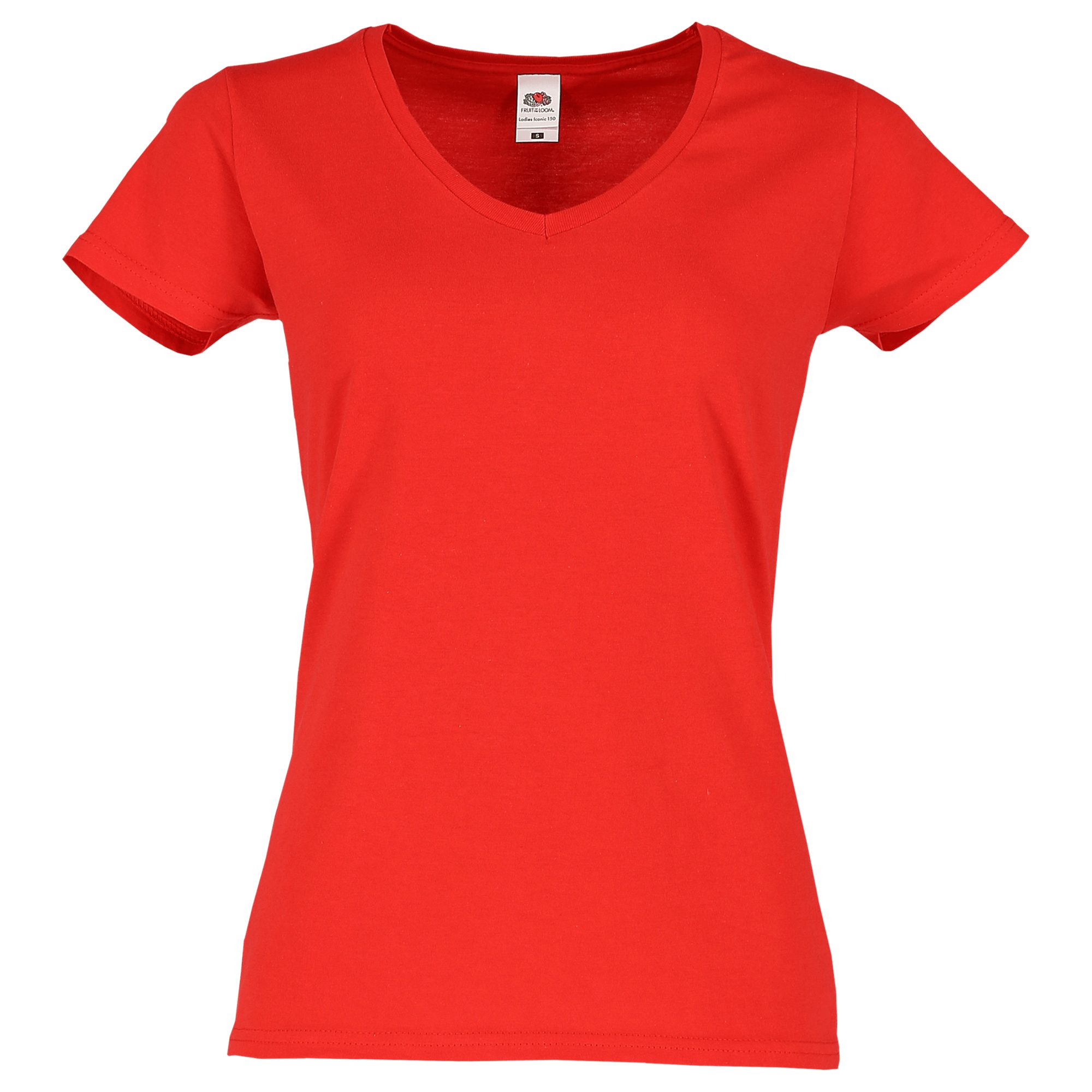 Fruit of the Loom V-Shirt Ladies Iconic 150 V-Neck T-Shirt günstig online kaufen