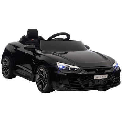 HOMCOM Elektro-Kinderauto Kinderauto, Audi-lizenziert, Hupe & Musik & Scheinwerfer, Schwarz, Belastbarkeit 25 kg, (1-tlg), 103L x 58B x 41H cm